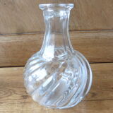 2 feet of crystal lamps signed bayel bamboo model