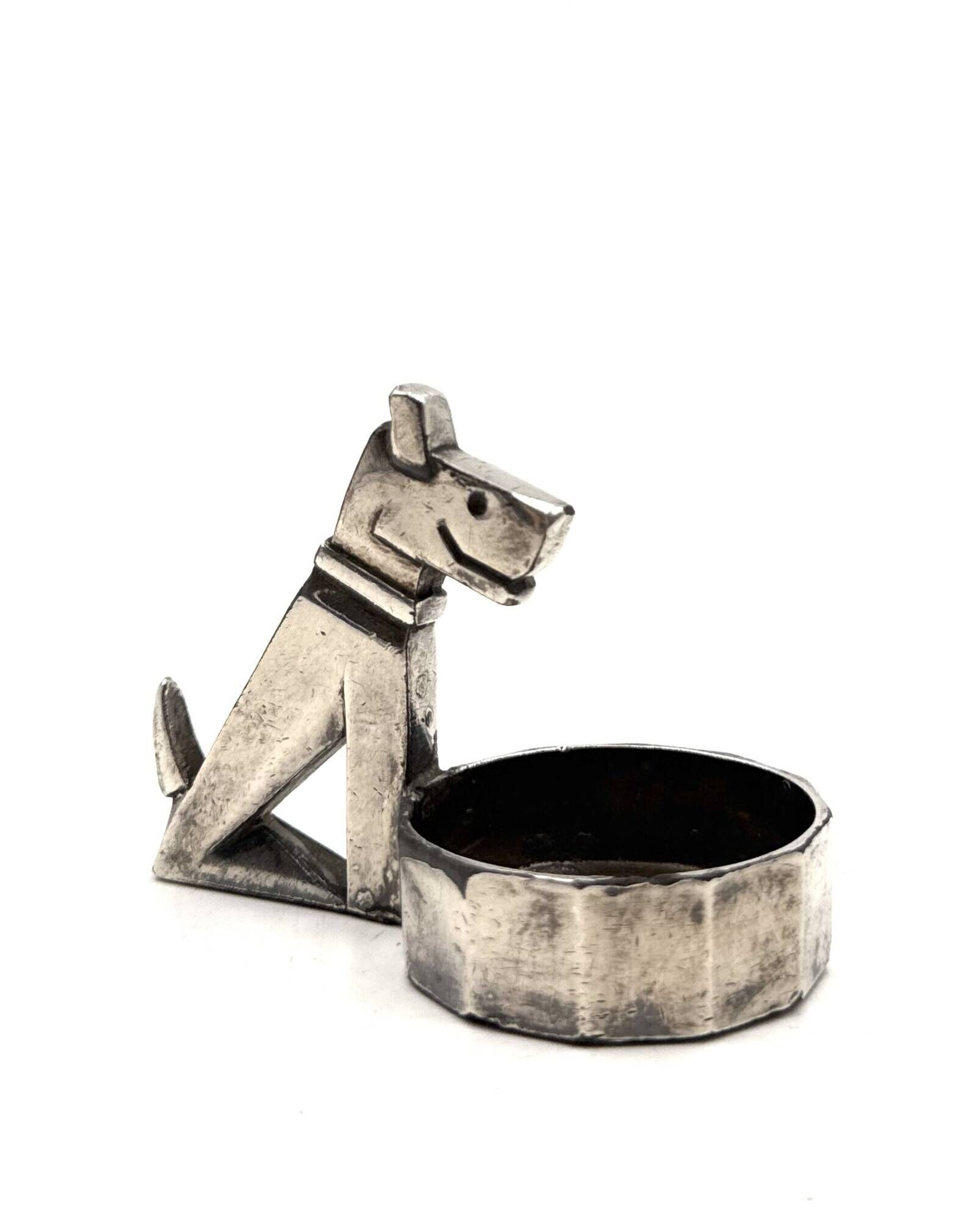 Art Deco Ric & Mac ashtray, Edouard Sandoz, Gallia Christofle France 1930