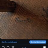 Jean Touret stool for the artisans of Marolles.