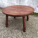 Table ronde brutaliste