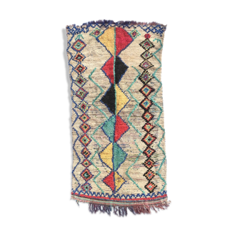 Tapis berbere boucherouite 215x113 cm