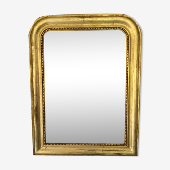 Miroir Louis Philippe doré 68x52