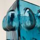 Bubble glass vase from the mid-century Scandinavian space age by Wilhelm Braun-Feldweg for Hirschberg, 1960s.