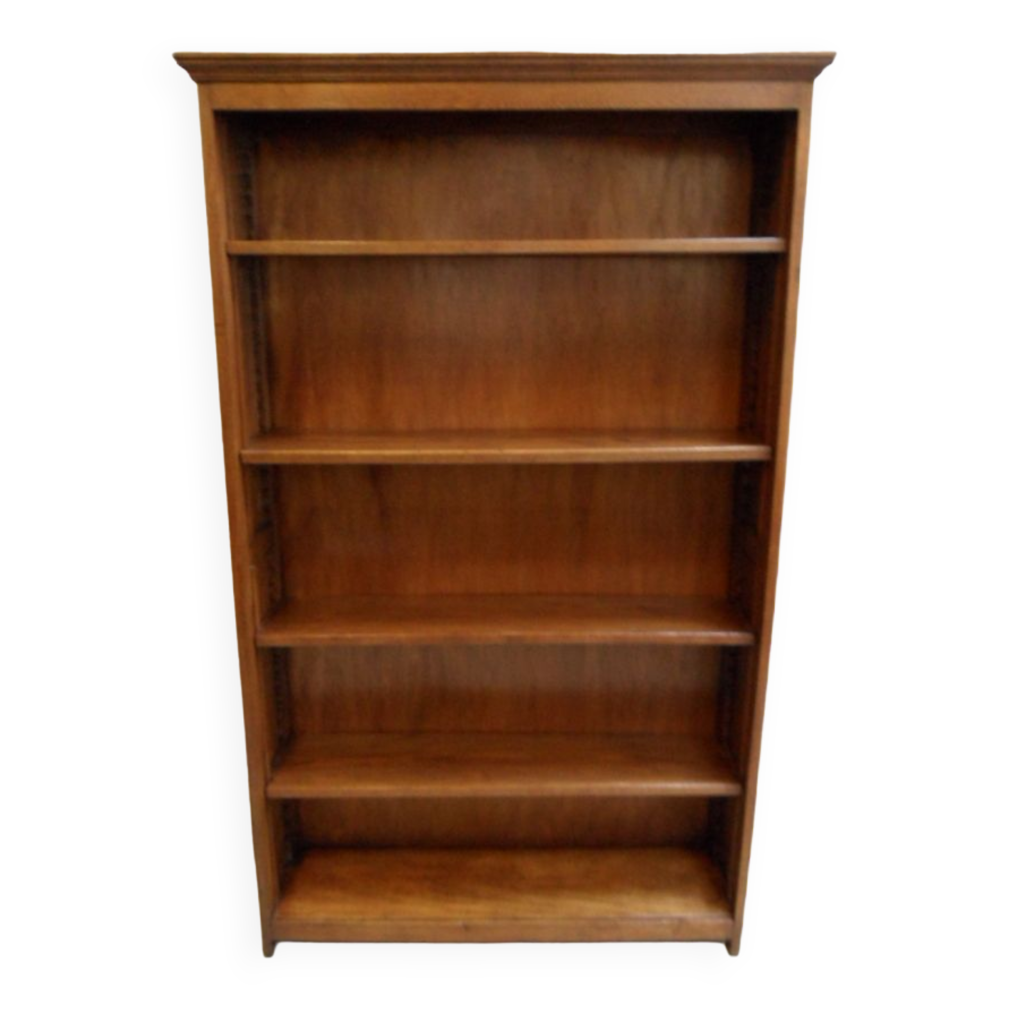 Vintage oak open bookcase