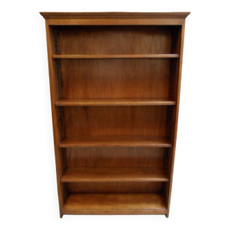 Vintage oak open bookcase