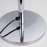 Black and chrome metal desk lamp