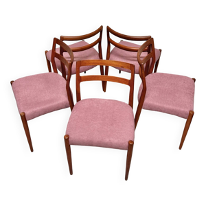 5x chaises de salle à - johannes andersen