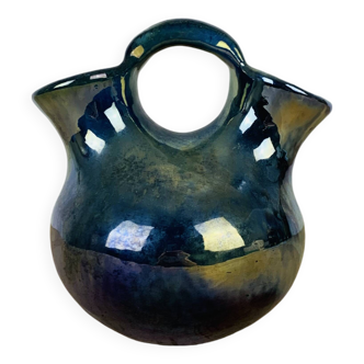 Cytere Rambervillers flamed stoneware vase