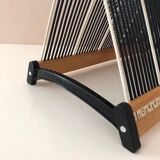 Plattofix record stand, vinyl record holder, plattofix germany, black white