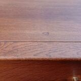 High chest of drawers, Stag brand, 1980s, vintage, United Kingdom