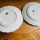 Paire d'assiettes cerises Badonvillers