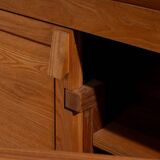 R08 elm sideboard, pierre chapo, 1960s