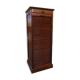 Rare workbook has curtain cosmos end mahogany XIX notary