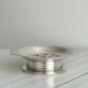 Silver-plated metal butter dish Coquillor