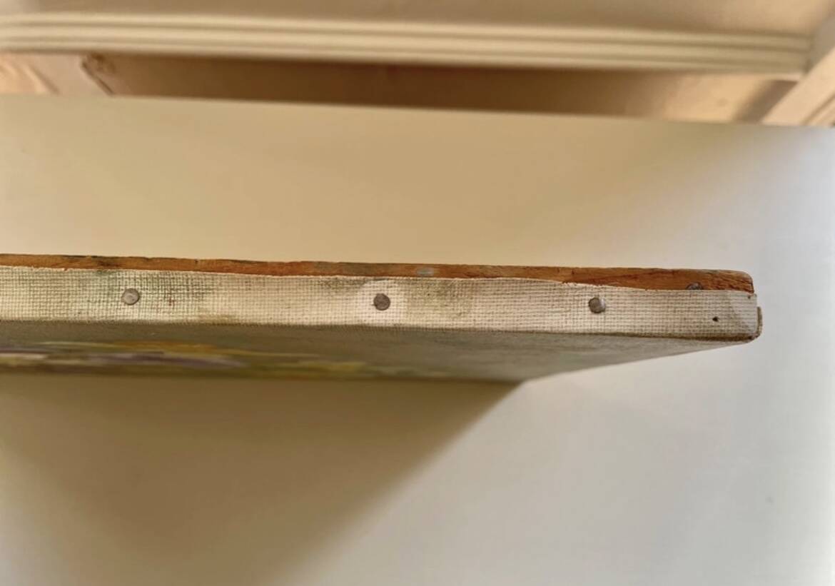 Ancient floral tableau