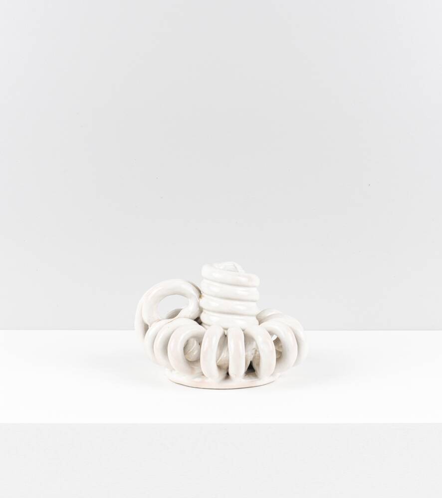 Vintage ceramic candle holder, circa 1950
