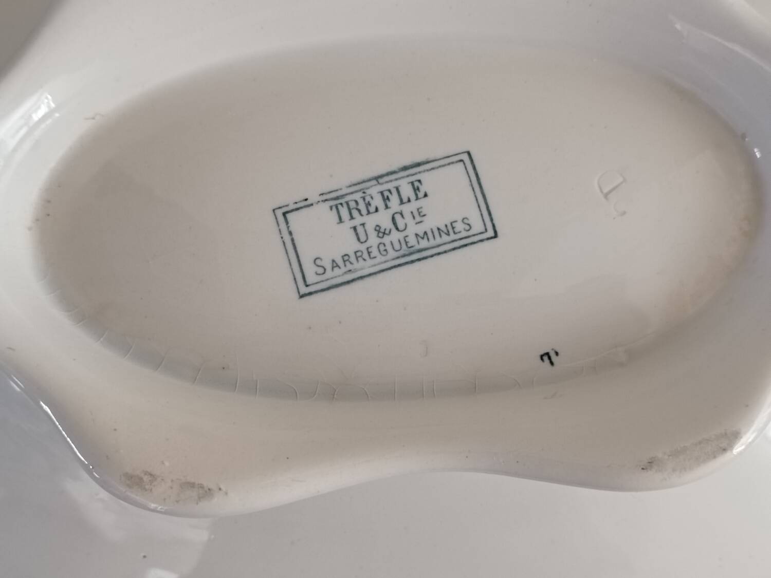 Sarreguemines iron earth soup tureen