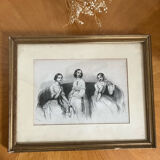 Antique print lithograph Victor Dollet 19th