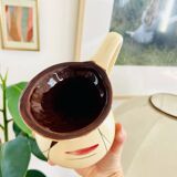 Vintage pitcher vase 50/60 modernist Poët Laval Liliane