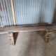 Superb wabi-sabi bed bench...