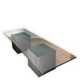 Table basse en verre
