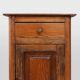 Nightstand or bedside table in pinewood, France ca. 1850