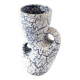 Vase fat lava bleu