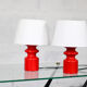Pair of Danish bedside lamps 70