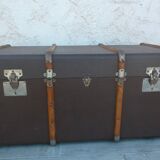 Old travel trunk