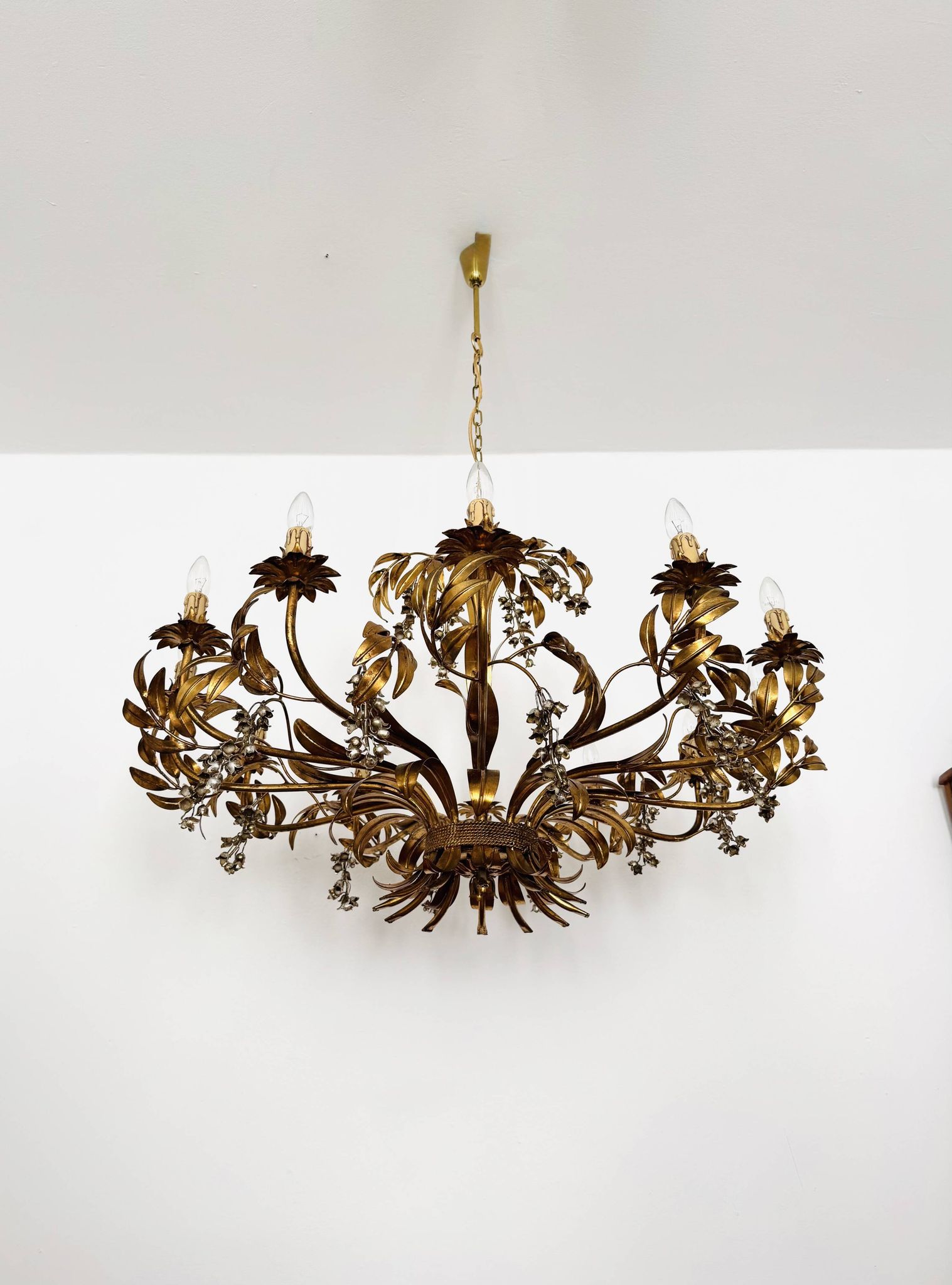 Stunningly Large Italian Hollywood Regency Chandelier by Hans Kögl