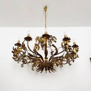Stunningly Large Italian Hollywood Regency Chandelier by Hans Kögl