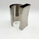 Paire de vases sculpturaux en aluminium, 1980s