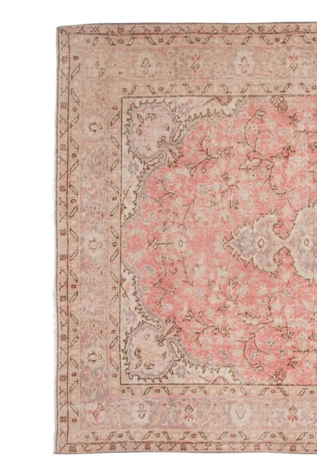 Vintage Turkish handmade rug 185x267 cm