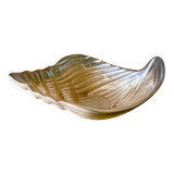 Murano glass shell catchall, Italy, 1980s