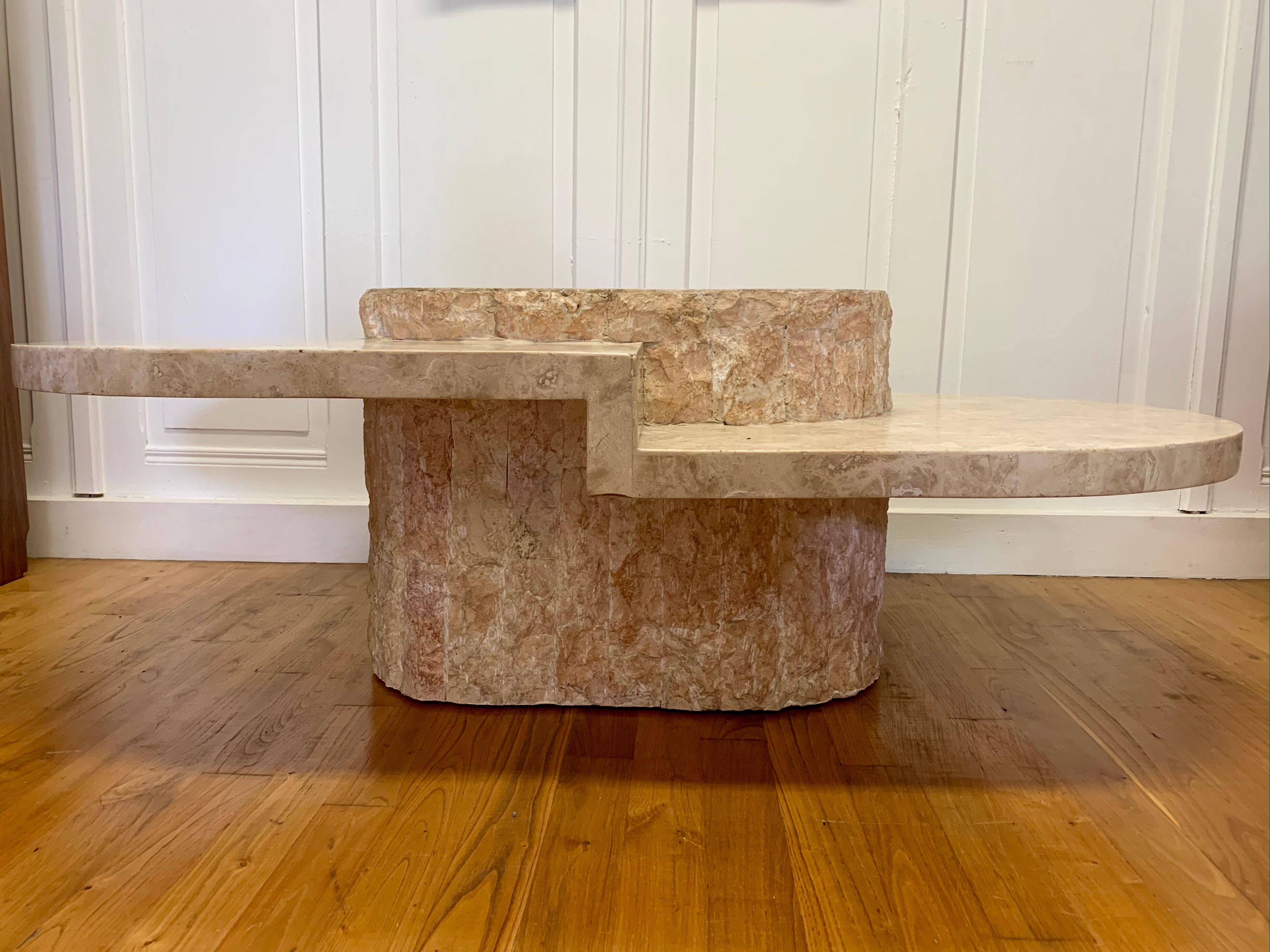 Table basse travertin Magnussen Ponte
