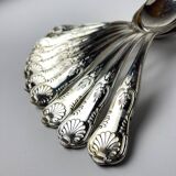 Antique silver cutlery, Italy, 1960s, set of 51.