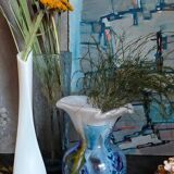 Vase glass paste of the glassmakers of Maure Vieil Mick and Bob Le Bleïs 80s