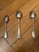 Antique silver-plated spoons
