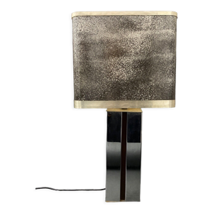 lampe en métal chromé
