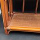 Vintage rattan bedside