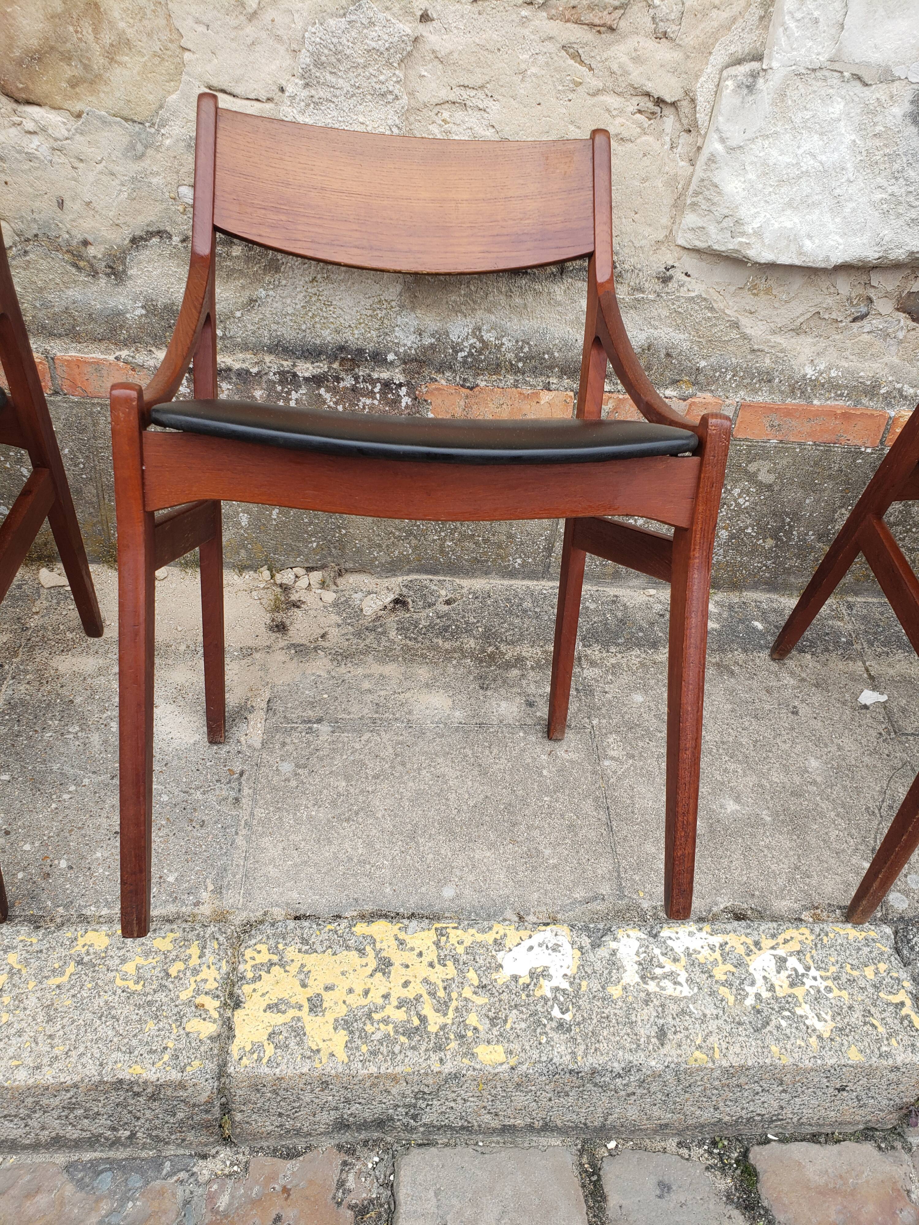 Danish Scandinavian chairs Verstevig Eriksen