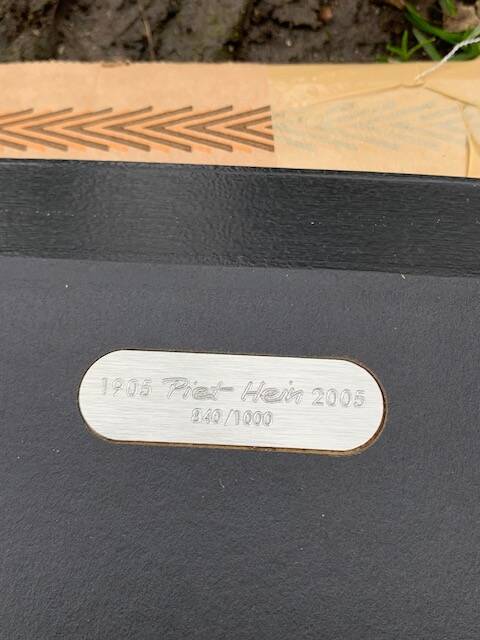 Superellipse table limited edition numbered by Bruno Mathsson and Piet Hein - Denmark 70s/80s