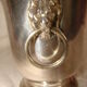 silver-plated ice bucket "with lion heads" from the 1970s