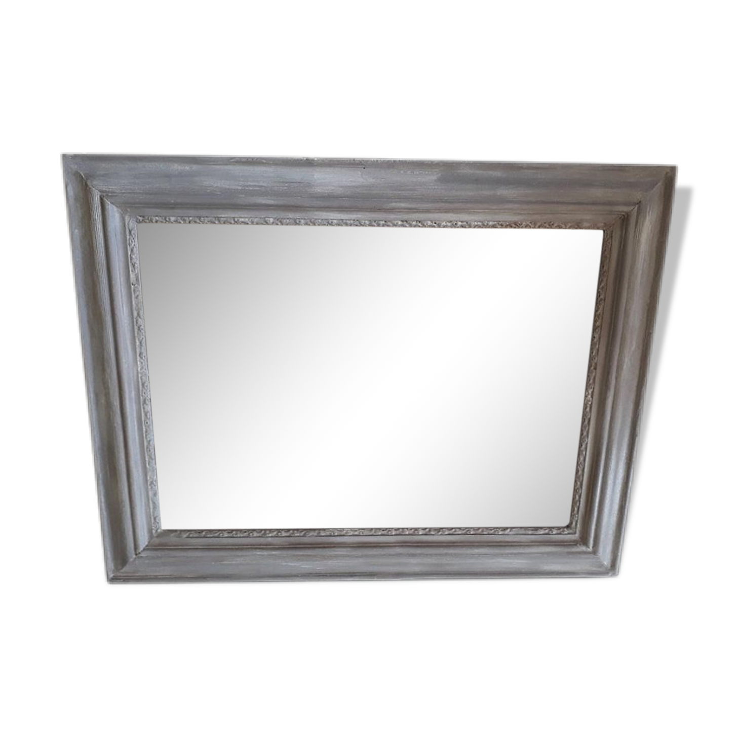 Mirror wood and stucco rechampie 87 x 68cm