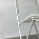 White postmodern Kreuzschwinger chairs by Till Behrens for Schlubach, 1980s, set of 3.