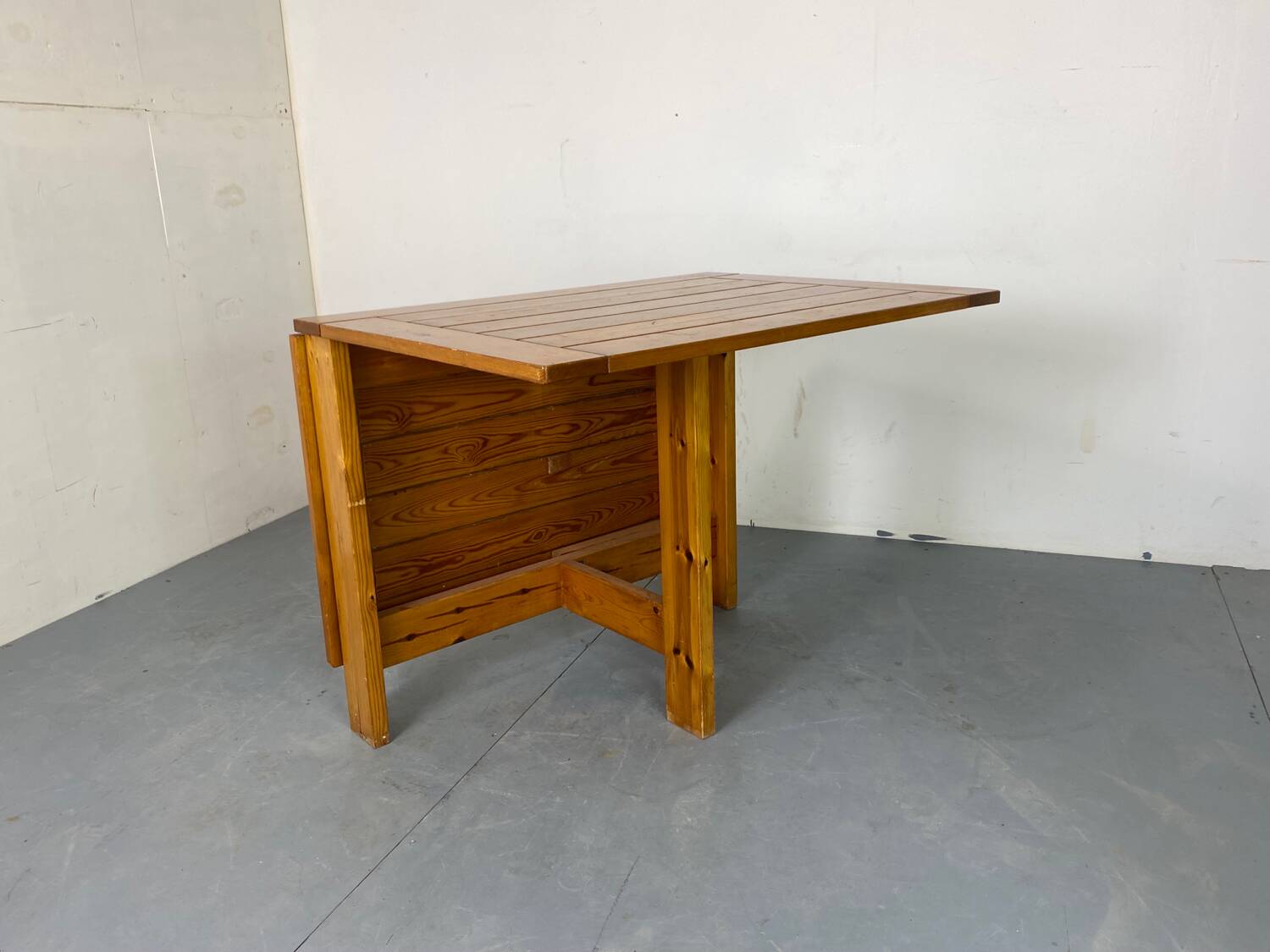 Table à manger vintage de style Japandi Chapo du milieu du siècle, 1960