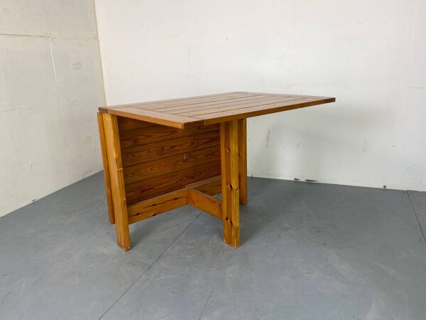 Table à manger vintage de style Japandi Chapo du milieu du siècle, 1960