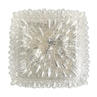 Vintage bubble glass ceiling lamp Helena Tynell for Limburg