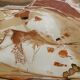 Old lithograph nicole tercinet levin “composition” + golden frame