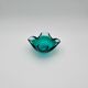 Murano Sommerso bowl - Flavio Poli - Sapphire Blue & Emerald